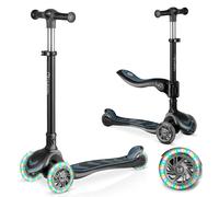 Nukido Flippo three-wheeled scooter for children with a balance seat - black