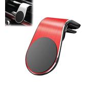 NUKYEJH Magnetic Cell Phone Navigation Bracket, Magnetic Navigation Bracket, 2025 Car Mount for Air Telephony, Types 360° Cell Phone Holder (Red)
