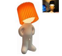 NUKYEJH Shy Boy Table Lamp, Shy Man Lamp, Shy Boy Lamp, A Little Shy Man Creative Lamp, Home Decoration Novelty Gift for Bedroom, Christmas and Valentines Day Gifts (Orange)