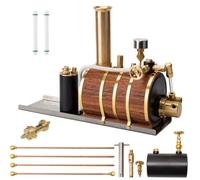 NULA 200ML Steam Engine Model Kit that Runs, Steam Boiler Model for Single/Double/Triple-cylinder Steam Engines Model Ships Physical Science Engine Toy for Adults Teens
