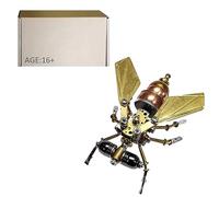 NULA 3D Metal Puzzle Little Fly Kit for Adults, 100+Pieces Mechanical Insect 3D Stainless Steel Puzzle, DIY Assembly Steampunk Jigsaw Creative Handmade Toys, Decoration