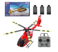 NULA C190 RC Helicopter Toys for Adults, 2.4G 1/30 Scale 6CH H145 RC Military Aircraft with 6-axis Gyro Optical Flow Positioning, 6G Remote Control Airplane - RTF