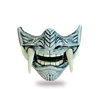 NULA Japanese Samurai Mask Cosplay Mask, Hannya Mask Ghost Warrior Oni Mask Costume Mask for Halloween Cosplay Punk Props