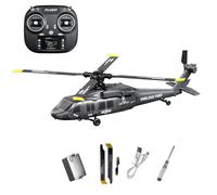 NULA K2000 UH-60 RC Helicopter for Black-Hawk, 2.4GHz 6CH Brushless Remote Control 6-Axis Gyro Military Aircraft with Altitude Hold, Optical Flow & 3D Inverted Flight