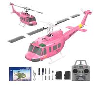 NULA RC ERA C032 UH-1 Huey RC Helicopters, 1/48 Scale 6CH 2.4G 6-Axis Gyro Stabilized Military Aircraft with 3D Inverted Flight & Altitude Hold for Adults Beginners (RTF / 2 Battery)