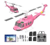 NULA RC ERA C032 UH-1 Huey RC Helicopters, 1/48 Scale 6CH 2.4G 6-Axis Gyro Stabilized Military Aircraft with 3D Inverted Flight & Altitude Hold for Adults Beginners (RTF / 4 Battery)