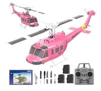 NULA RC ERA C032 UH-1 Huey RC Helicopters, 1/48 Scale 6CH 2.4G 6-Axis Gyro Stabilized Military Aircraft with 3D Inverted Flight & Altitude Hold for Adults Beginners (RTF / 3 Battery)
