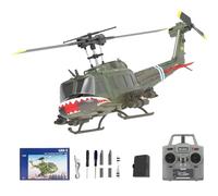 NULA RC ERA C032 UH-1 Huey RC Helicopters, 1/48 Scale 6CH 2.4G 6-Axis Gyro Stabilized Military Aircraft with 3D Inverted Flight & Altitude Hold for Adults Beginners (RTF / 1 Battery)