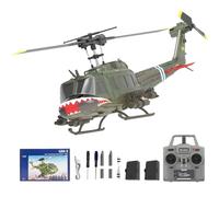 NULA RC ERA C032 UH-1 Huey RC Helicopters, 1/48 Scale 6CH 2.4G 6-Axis Gyro Stabilized Military Aircraft with 3D Inverted Flight & Altitude Hold for Adults Beginners (RTF / 2 Battery)