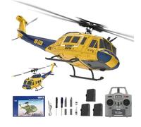 NULA RC ERA C032 UH-1 Huey RC Helicopters, 1/48 Scale 6CH 2.4G 6-Axis Gyro Stabilized Military Aircraft with 3D Inverted Flight & Altitude Hold for Adults Beginners (RTF / 3 Battery)