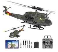 NULA RC ERA C032 UH-1 Huey RC Helicopters, 1/48 Scale 6CH 2.4G 6-Axis Gyro Stabilized Military Aircraft with 3D Inverted Flight & Altitude Hold for Adults Beginners (RTF / 1 Battery)