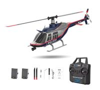 NULA RC ERA C138 BELL206 RC Helicopter, 1:33 Scale 6CH 2.4G Single Rotor Flybarless Stabilized Aircraft with 6-Axis Gyro, Altitude Hold, Optical Flow & 3D Stunt Flying for Adults