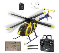 NULA RC ERA C184 MD500 RC Helicopter for Adults, 2.4G 4CH 6-Axis Gyroscope Stabilized Helicopter, RTF Remote Control Electric Aircraft with Optical Flow for Beginners - 1PCS Battery