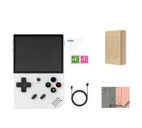 NULA RG35XX Plus Video Game Console 64G+128G with 10000+ Classic Games Linux System Support 5G WIFI Online Battle 3.5-Inch IPS OCA Screen (White)