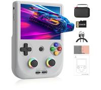 NULA RG406V Retro Handheld Game Console, Built-in 256G / 9000+ Games 4-inch IPS Multi-Touch Screen Android 13 Video Game Player, Hall Joystick RGB Lighting 5500mAh 8GB RAM128GB Storage