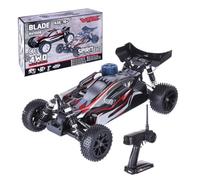 NULA RH1006 1/10 Scale 4WD Nitro-Powered Off Road RC Car, High Speed Remote Control Off-Road Vehicle with Engine and Radio Controller for Enthusiasts -RTR Version
