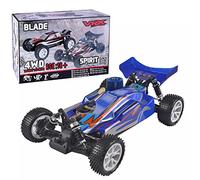 NULA RH1006 1/10 Scale 4WD Nitro-Powered Off Road RC Car, High Speed Remote Control Off-Road Vehicle with Engine and Radio Controller for Enthusiasts -RTR Version