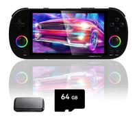 NULA TRIMUI SMART PRO Retro Handheld Game Console Built-in 64G SD Card Pre-Installed 12000+ Games, 5-inch Linux System A133P Processor Support WiFi - With Carrying Case