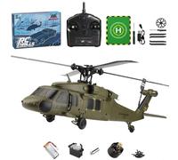 NULA WL K270 UH-60L 170-Class BlackkHawk Military RC Helicopter with Optical Flow Positioning, Altitude Hold, Brushless 2.4G 4CH Flybarless Gyro (Adjustable Throttle)- RTR/1 Battery