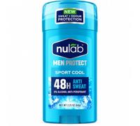 NULAB Men Protect Anti-Sweat Deo Stick Sport Cool 64g | Anti-Perspirant, 48H Advanced Protection, Sweat + Odour Protection, Invisible Ice Formula