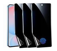 nulala 3-Pack Privacy Screen Protector for Samsung Galaxy S22 Ultra, Anti-Spy Flexible TPU Film, Support Fingerprint Unlock,Touch Sensitive [Not Glass]