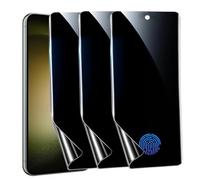 nulala 3-Pack Privacy Screen Protector for Samsung Galaxy S23, Anti-Spy Flexible TPU Film, Support Fingerprint Unlock,Touch Sensitive [Not Glass]