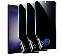 nulala 3-Pack Privacy Screen Protector for Samsung Galaxy S23 Ultra, Anti-Spy Flexible TPU Film, Support Fingerprint Unlock,Touch Sensitive [Not Glass]