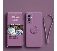 nulala Case Compatible with OnePlus Nord CE 2 Lite 5G, Original Liquid Silicone Magnetic Ring Holder Case, Military Shockproof Protective Cover for OnePlus Nord CE 2 Lite 5G Purple
