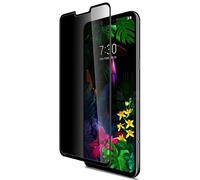 nulala Privacy Screen Protector for LG G7 ThinQ, 3 Pack Full Coverage Black Border Tempered Glass Film Privacy Screen Protector for LG G7 ThinQ - No Support Fingerprint Unlocking
