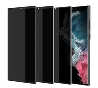 nulala Privacy Screen Protector for Samsung Galaxy S22 Plus, 3 Pack Full Coverage Anti Spy Tempered Glass Film Privacy Screen Protector for Samsung Galaxy S22 Plus - No Support Fingerprint Unlocking