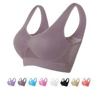 Nulalift Bra,Nulalift Anti Sagging Bra,Women's Breathable Cool Lift up Air Bra,2024 Seamless Breathable Cool Bra (Grey,2X-Large)