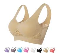Nulalift Bra,Nulalift Anti Sagging Bra,Women's Breathable Cool Lift up Air Bra,2024 Seamless Breathable Cool Bra (Skin,Large)