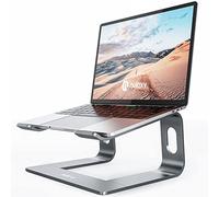 Nulaxy Fully Aluminum Detachable Laptop Stand, Ergonomic Ventilated Cooling Laptop Holder for Desk, Anti-Slip Computer Riser Notebook Stand Compatible with All 10-16" MacBook/Dell XPS/HP/Lenovo, Grey