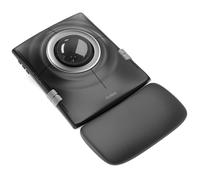 Nulea M512 Wireless Trackball Mouse, Ergonomic 55mm Trackball, Adjustable DPI for Precise Control, Left or Right Hand Compatible, Rechargeable, Multi-Device Bluetooth & 2.4GHz for PC, Laptop（Black）