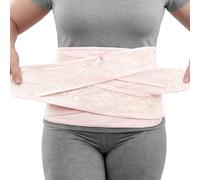 Nuliie Postpartum Belly Wrap with V-Shaped Cross Support, Breathable Postpartum Belly Band for Use After C-Section or Vaginal Birth, Adjustable Belly Binder Postpartum for Daily Postpartum Wear, XL