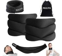 NULIYA Neck Support for Snoring, Necksupport - Never Snore Again, Neck Support Brace for Sleeping, Soft Adjustable Necks Brace Cervical Collar for Pain Relief (2)