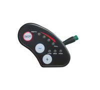 NULKOMMA Electric Bicycle LED Display Meter 36V E-Bike Display Meter Control Panel with Waterproof 5-pin Male Connector Multifunctional Accessories for Electric Bike