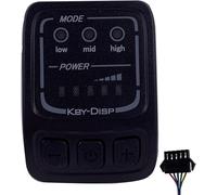 NULKOMMA KD26E eBike LED Display Meter 24V 36V 48V for Key-Disp Ebike Computer Electric Bike Electric Accessories LED Display with Waterproof Interface (sm plug)