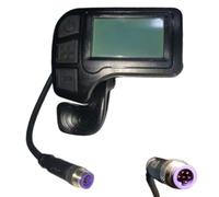 Nulkomma KING-METER Digital II LCD Display Meter with Throttle 36V 48V Ebike Speed Control Panel (Metal 6-pin)