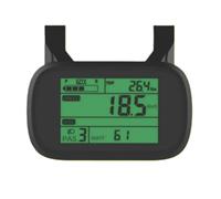 Nulkomma King-Meter E5227 Ebike LCD Display Meter 36V Ebike Conversion Kit Electric Bicycle Speed Control Panel 5-pin Male Connector