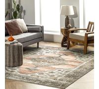 nuLOOM Area Rug, Polypropylene, Peach, 4 ft x 6 ft