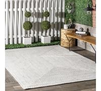 nuLOOM Braided Indoor/Outdoor Area Rug, 2' x 3', Wynn Ivory