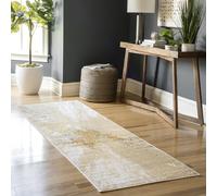 nuLOOM Cyn Contemporary Abstract Runner Rug, 2' 6" x 6', Gold