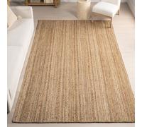 nuLOOM Jute Braided Area Rug, Natural (6' Feet)