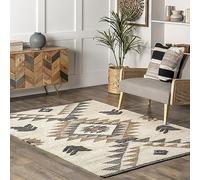 nuLOOM Rosanna Southwestern Symbols Jute Area Rug, 6x9, Natural