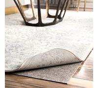 nuLOOM Ultra Premium Eco Friendly Non-Slip Felt Thick Rug Pad, 6' Square, Grey