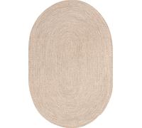 nuLOOM Wynn Braided Indoor/Outdoor Area Rug, Oval 3x5, Tan