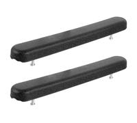 NULYLU 1 Pair ABS Wheelchair Armrest Pads, Non-Slip Long Arm Cushions with 22.5cm Hole Distance, Universal Drive Wheelchair Replacement Parts for Elderly and Disabled Users