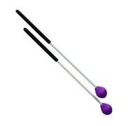 NULYLU 1 Pair Beginner Marimba Mallets Yarn Head Percussion Instrument Mallets for Marimba Comfortable Grip for Developing Music Skills and Rhythm Sense