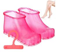 NULYLU 1 Pair Foot Soaking Bath Shoes Home Use Foot Bath Container 42 Pvc Material Practical and Movable in Small Areas Outdoor Sauna Use